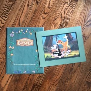 Bambi Commemorative Lithograph 1997
